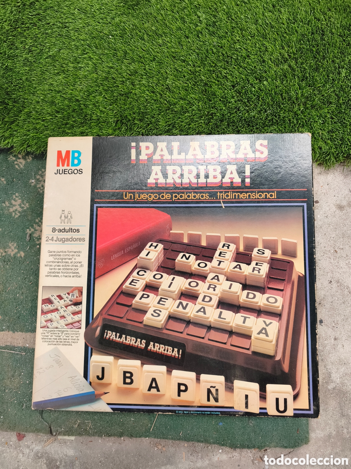Juegos de mesa: Juego de mesa vintage &iexcl;Palabras Arriba! - MB Juegos (Retro)