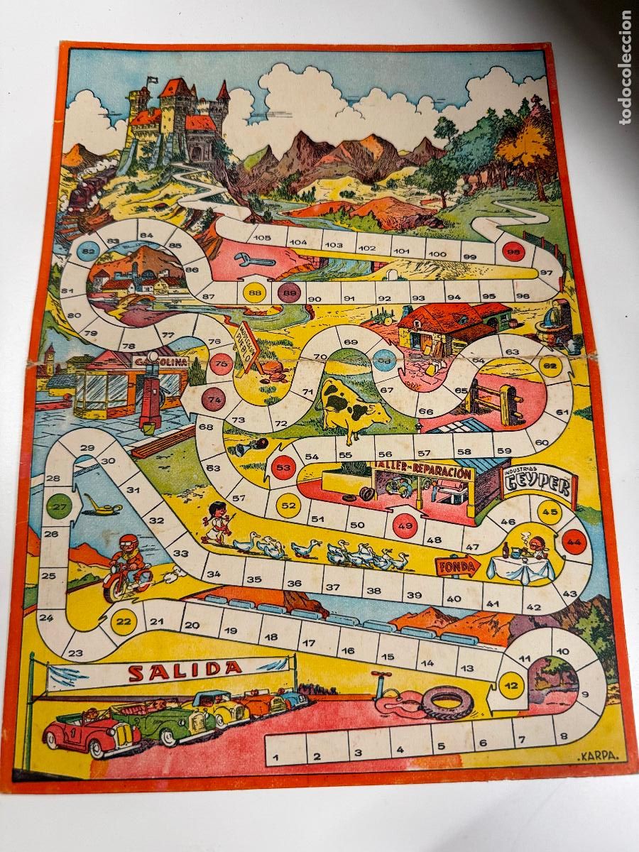 Juegos de mesa: Carton con juego original de JUEGOS REUNIDOS Geyper. Numero 24. mide unos 32x23cms