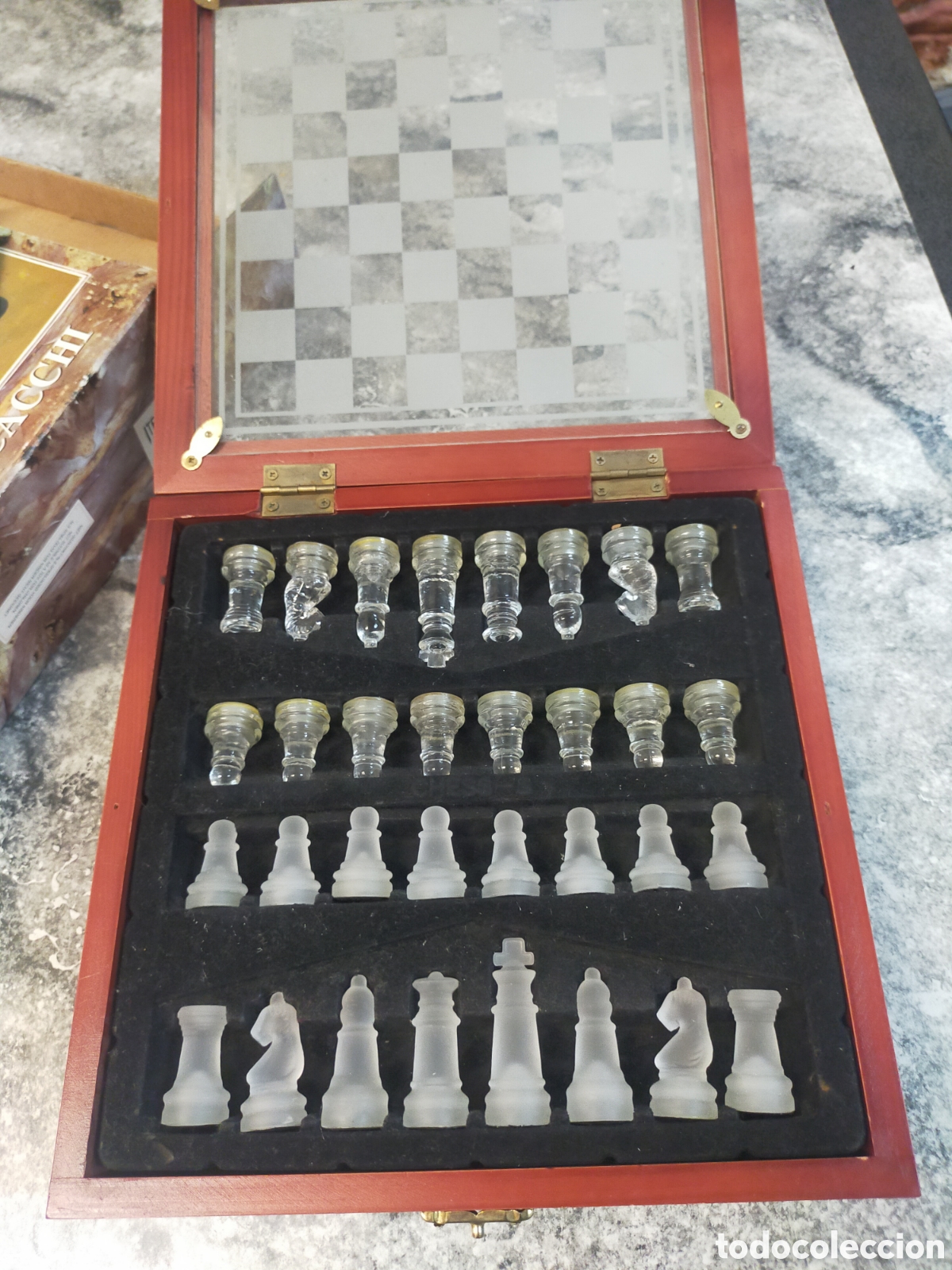 Juegos de mesa: Juego Ajedrez Cristal 18x18 - Foto 1
