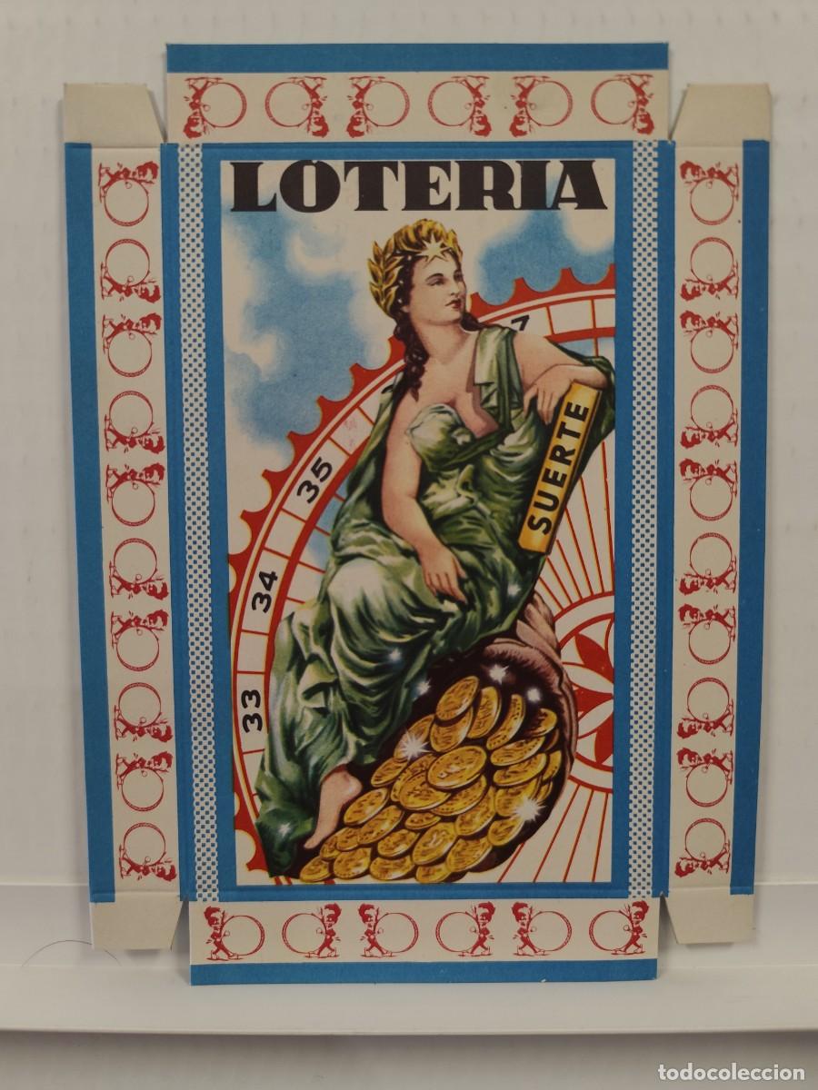 Juegos de mesa: TAPA DE LA CAJA DEL ANTIGUO JUEGO DE LOTERIA SUERTE A&Ntilde;OS 40