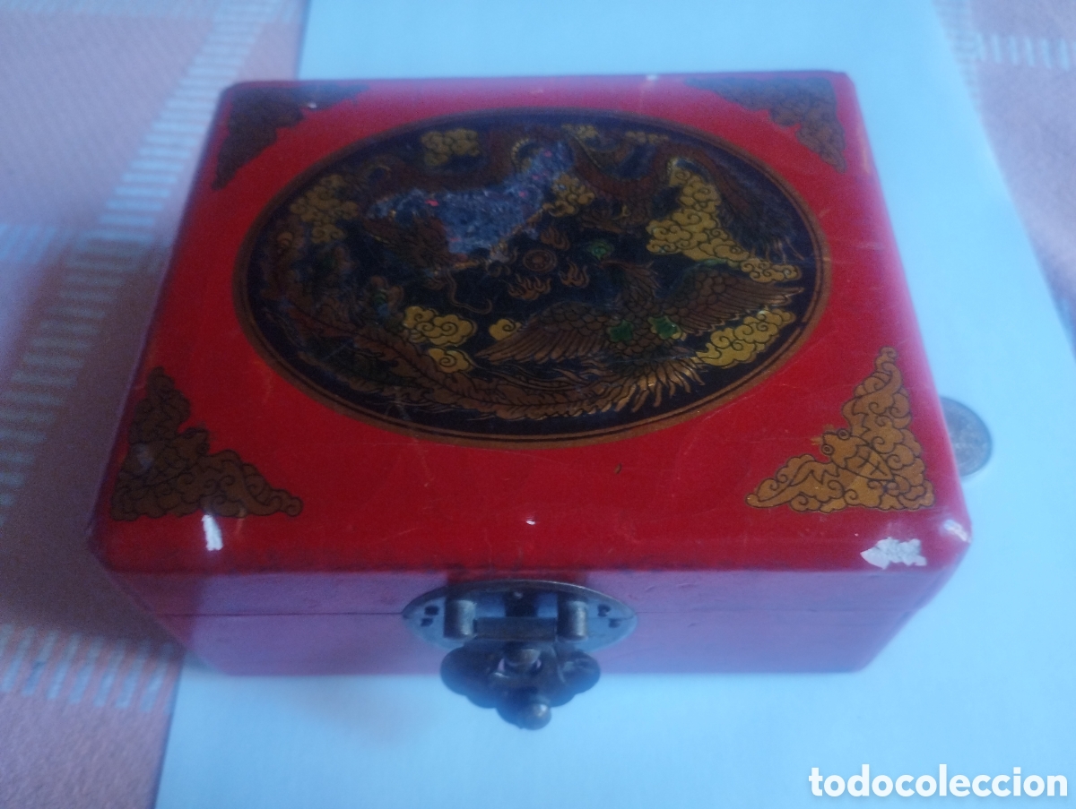 Juegos de mesa: Curioso y raro domin&oacute; con estuche precioso y antiguo tipo asiatico