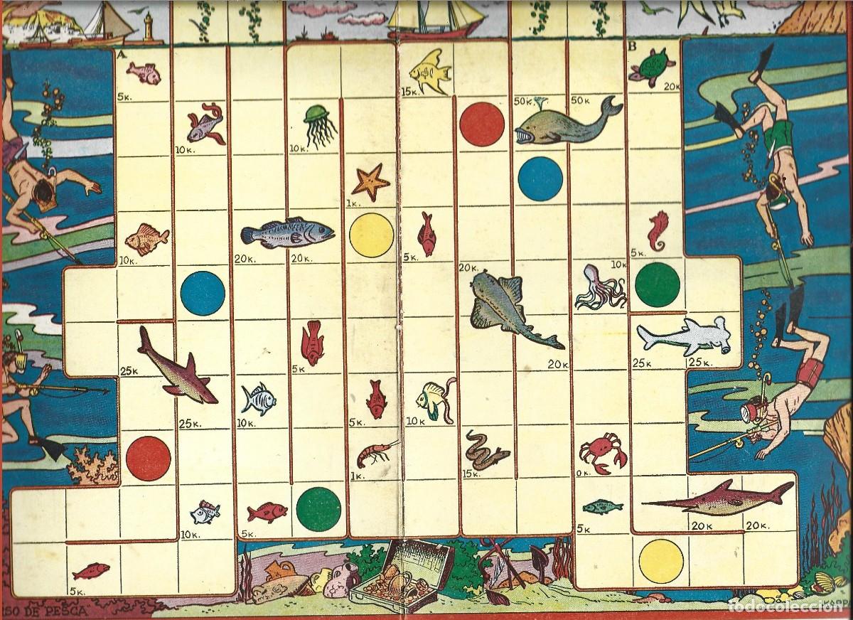 Juegos de mesa: CARTULINA CONCURSO DE PESCA DE JUEGOS REUNIDOS GEIPER