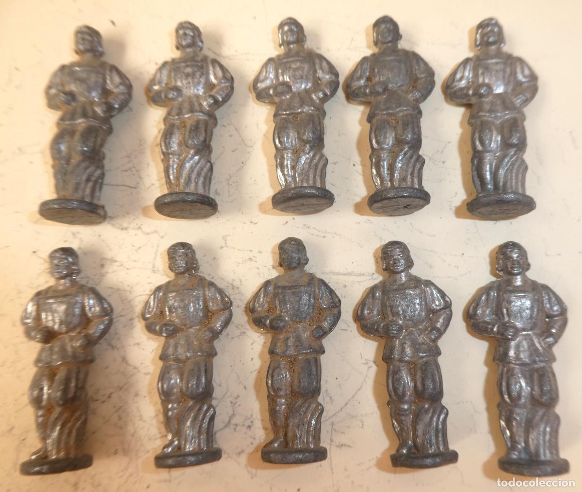 Juegos de mesa: lote de 10 peones de plomo para ajedrez , para pintar miden 4,7 cm