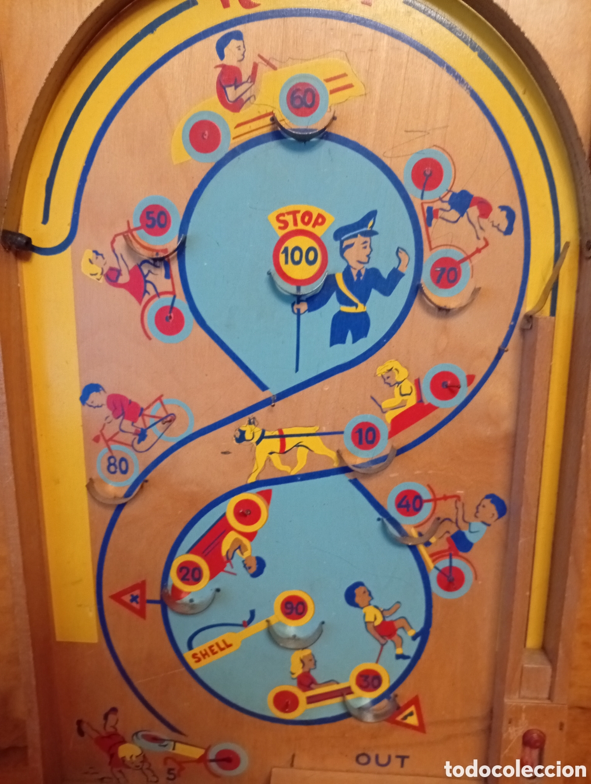 Jogos de mesa: Pinball A&ntilde;os 60 Madera