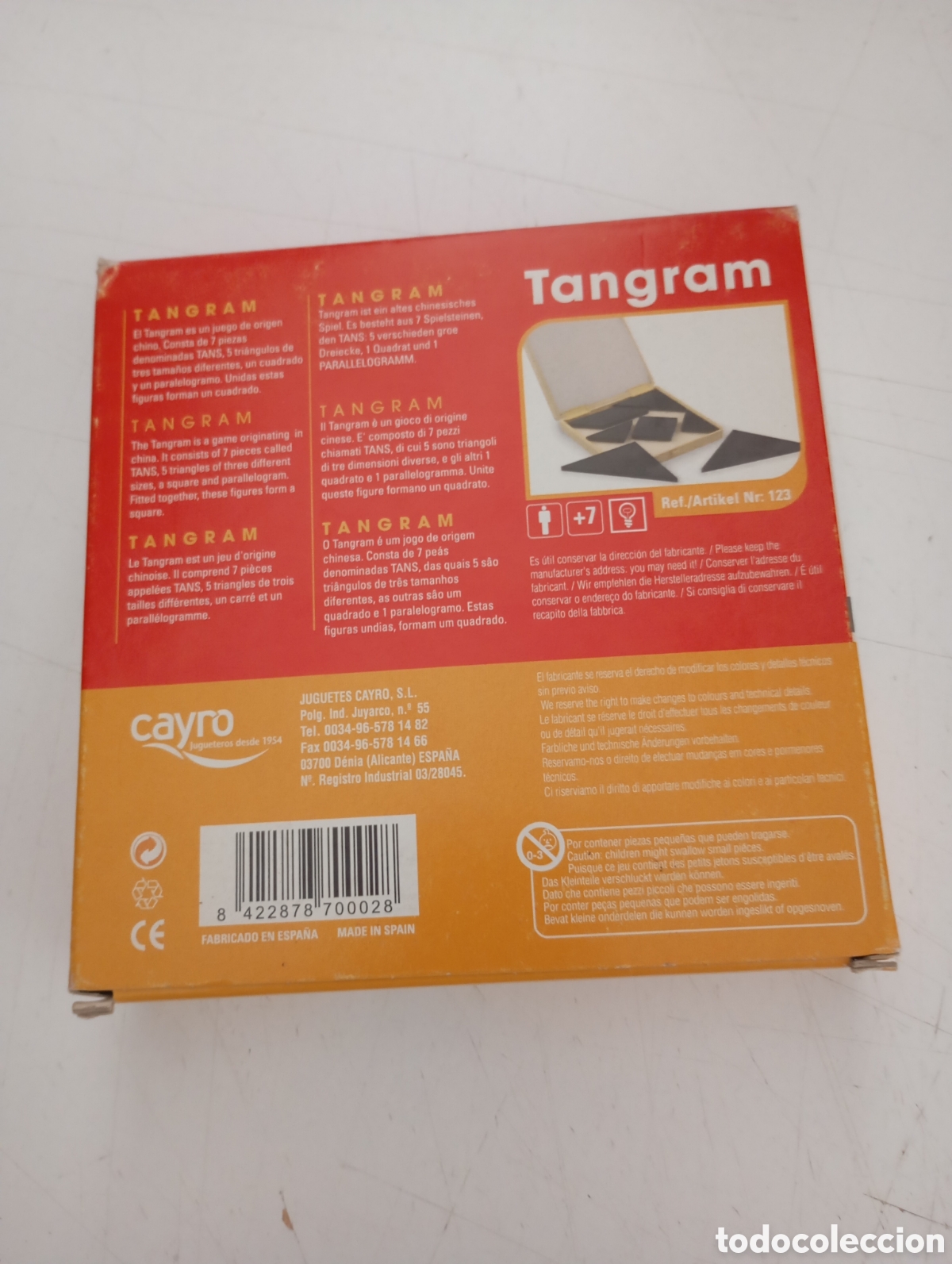 Juegos de mesa: TANGRAM CAYRO EN PERFECTO ESTADO - Foto 2
