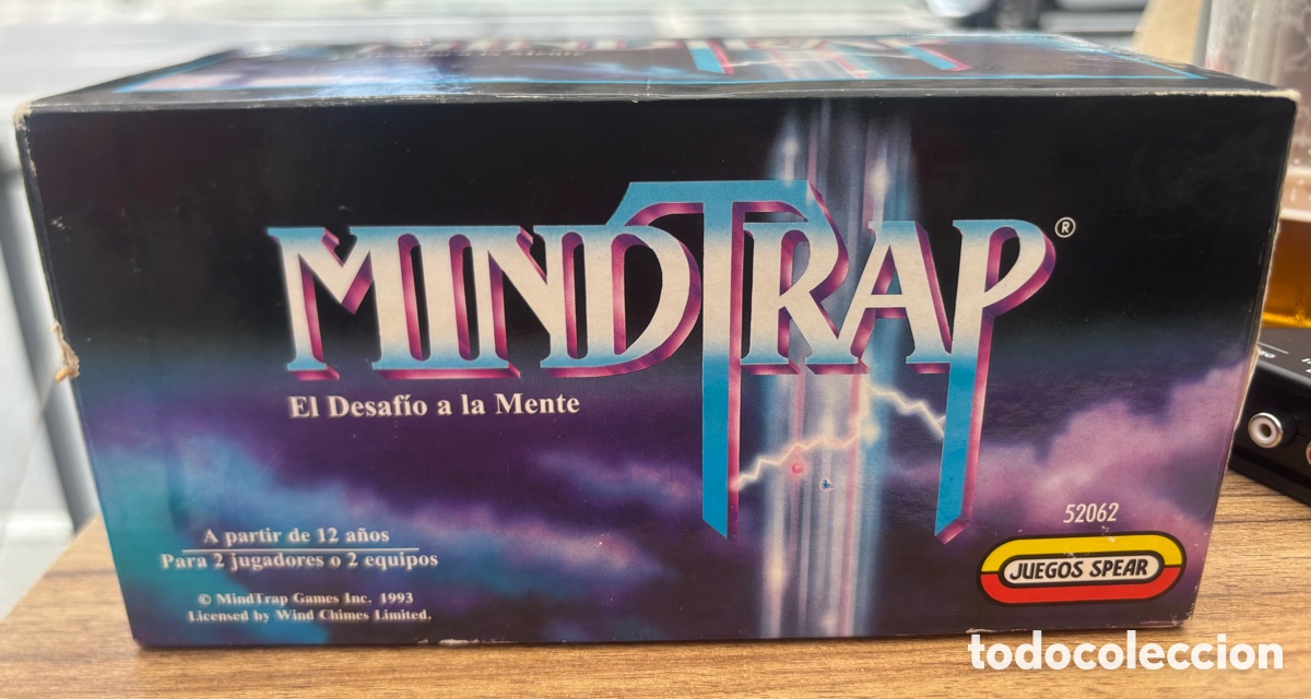 Juegos de mesa: Juego de mesa MindTrap El Desaf&iacute;o a la Mente - Edici&oacute;n Vintage 1993 Juegos Spear