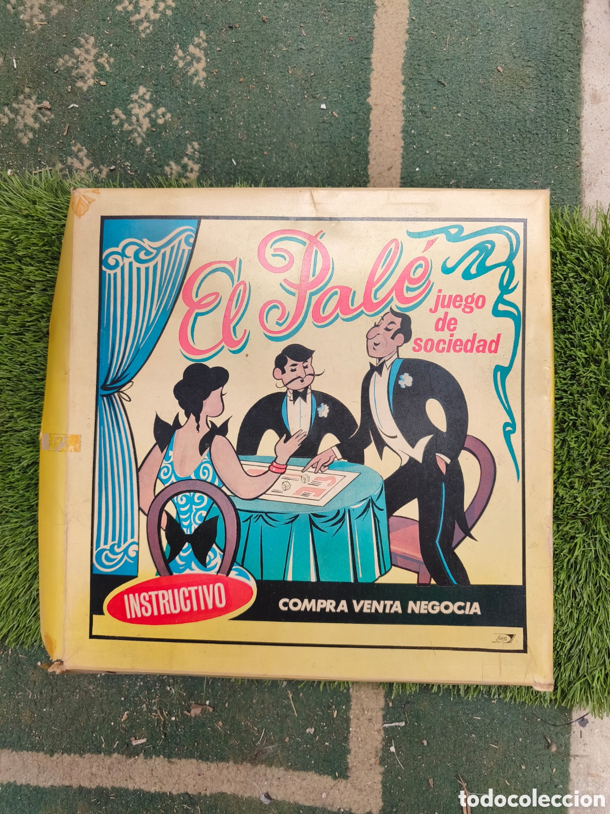 Juegos de mesa: Antiguo Juego de Mesa EL PAL&Eacute; (A&ntilde;os 50/60) - Edici&oacute;n Coleccionista Vintage