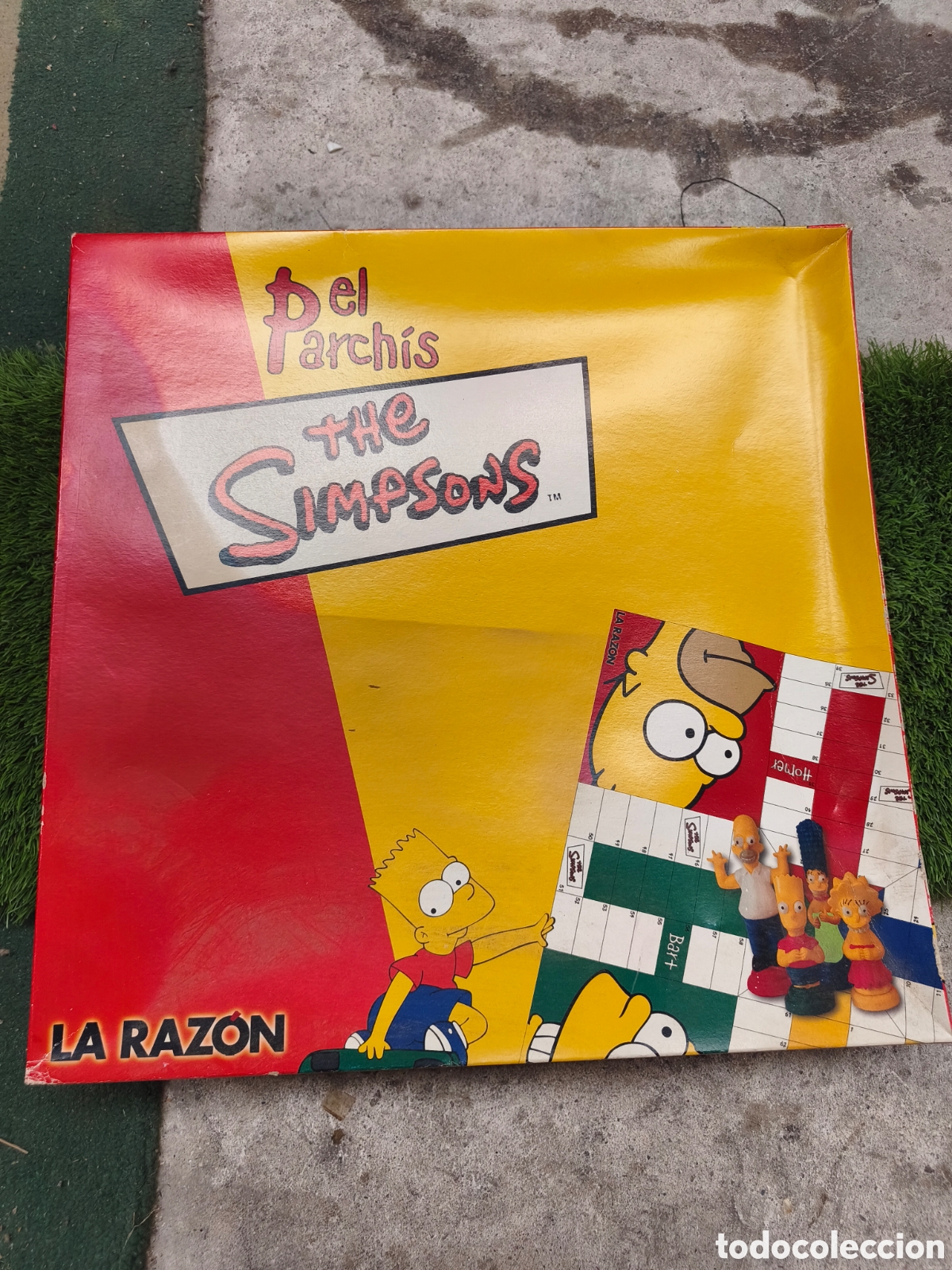 Juegos de mesa: Parch&iacute;s de Los Simpson - Edici&oacute;n Coleccionista La Raz&oacute;n (2001)