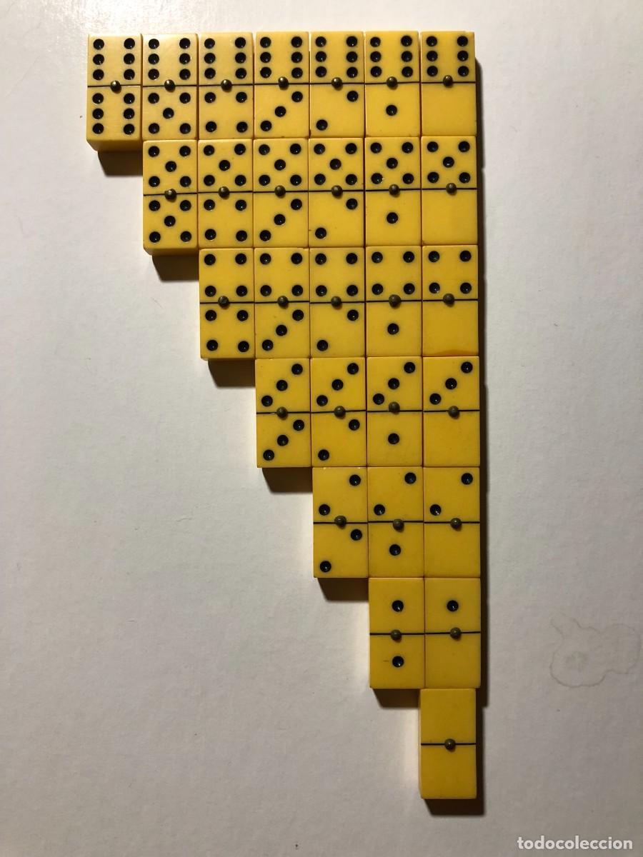 Juegos de mesa: Domino antiguo d&eacute;cada 1960 baquelita
