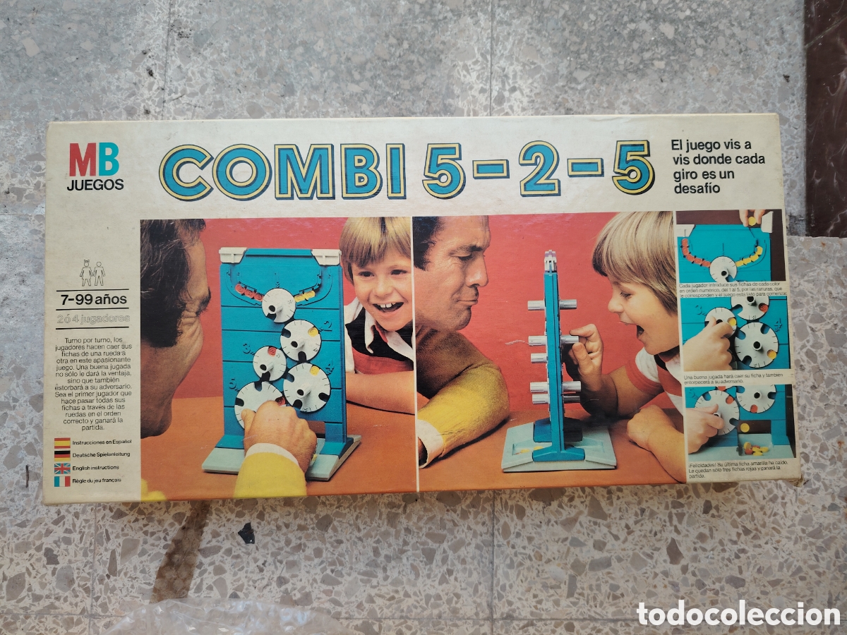 Juegos de mesa: Combi 5 2 5, MB JUEGOS vintage