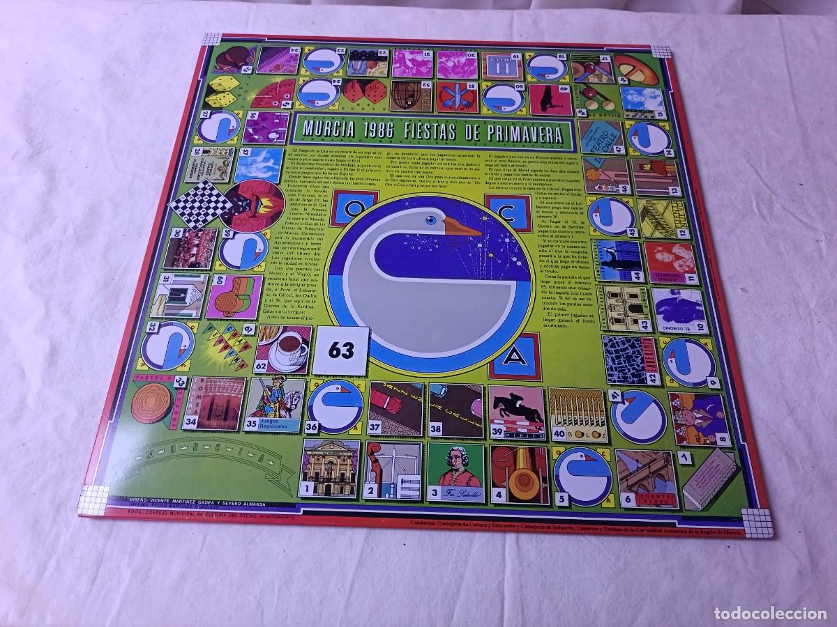 Brettspiele: Tablero de Juego de la Oca, tem&aacute;tico de las Fiestas de Primavera de Murcia de 1986