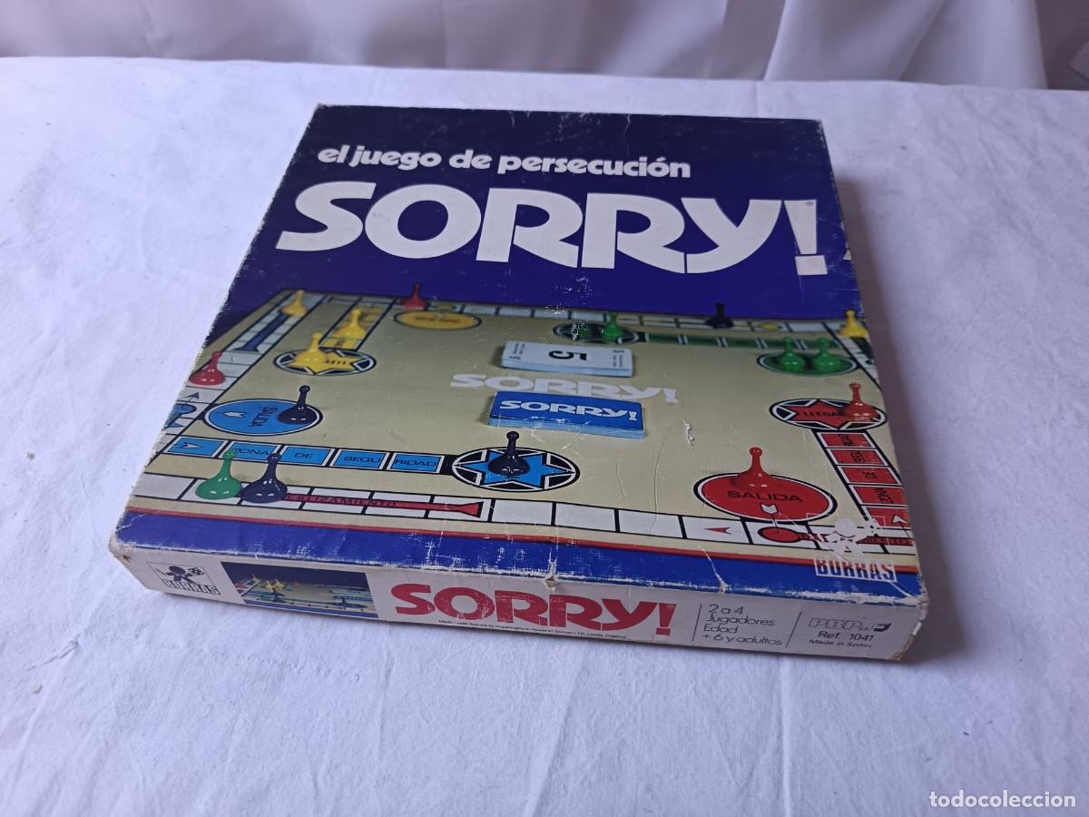 Jeux de table: Juego de mesa en su caja original, Sorry, Borr&aacute;s, antiguo o vintage