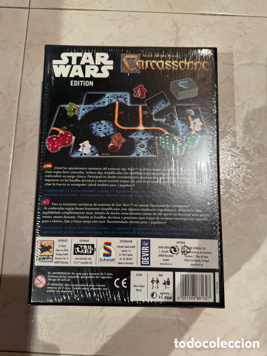 Juegos de mesa: Carcassonne Star Wars Edition Devir - Foto 6