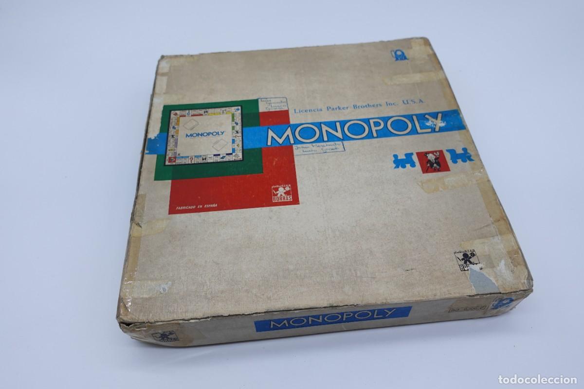 Brettspiele: JUEGO DE MESA MONOPOLY VINTAGE JUGUETES BORR&Aacute;S LICENCIA PARKER BROTHERS
