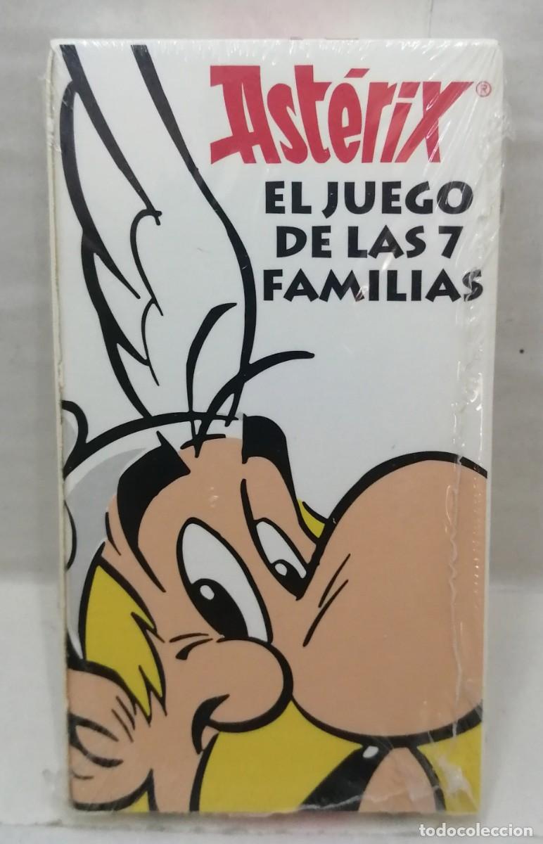 Juegos de mesa: Ast&eacute;rix Juego cartas de las 7 familias Precintado