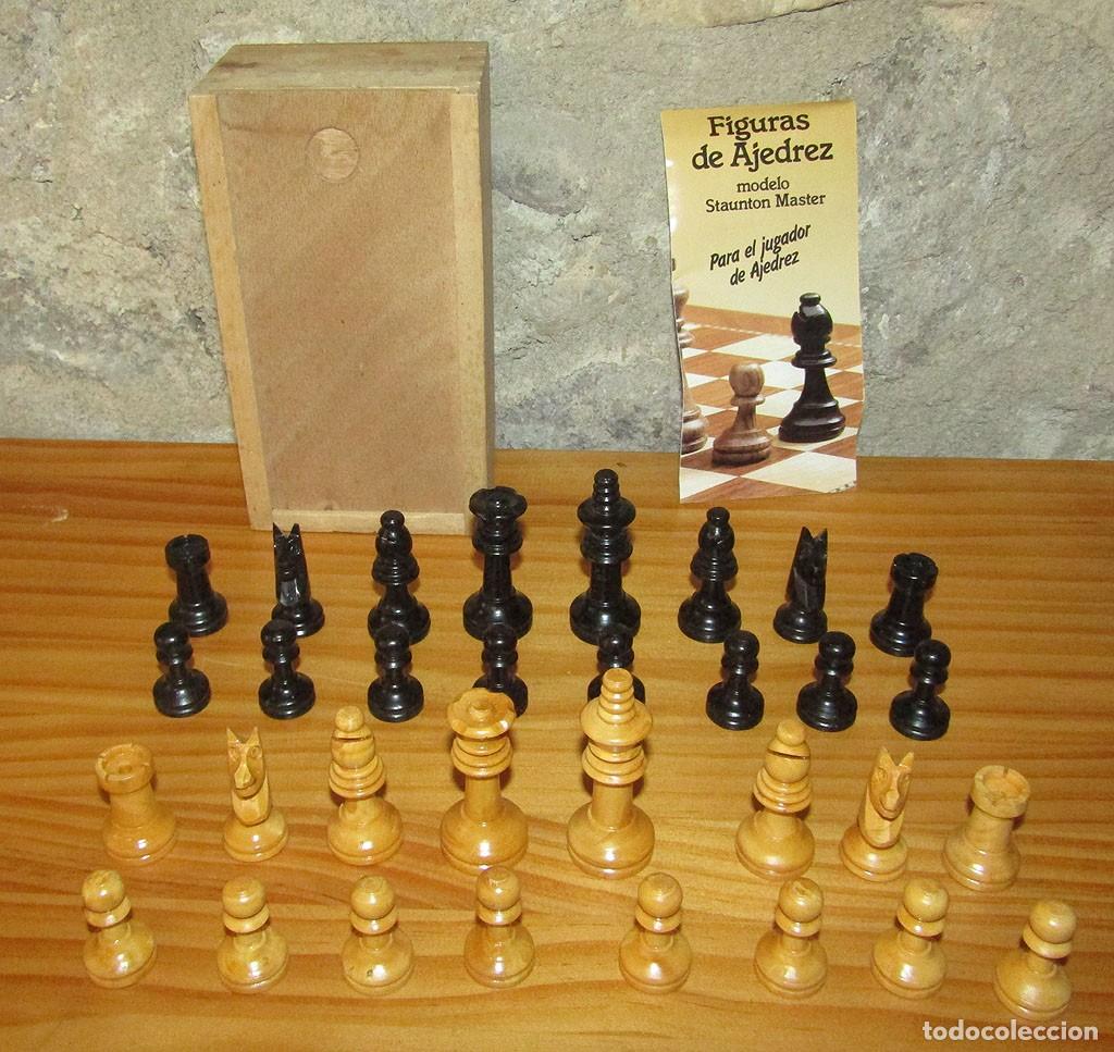 Juegos de mesa: ANTIGUAS PIEZAS DEL AJEDREZ DE MARIG&Oacute; - STAUNTON MASTER - MADERA - NUEVAS, SIN USO - MADE IN SPAIN