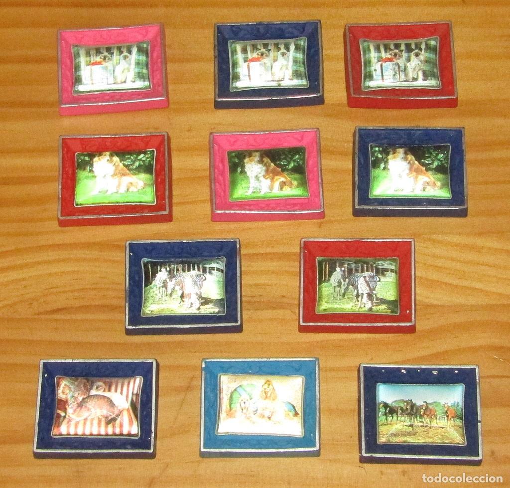 Juegos de mesa: LOTE DE 10 ANTIGUAS GOMAS DE BORRAR CON FORMA DE CUADRO - A&Ntilde;OS 80 - MADE IN JAPAN