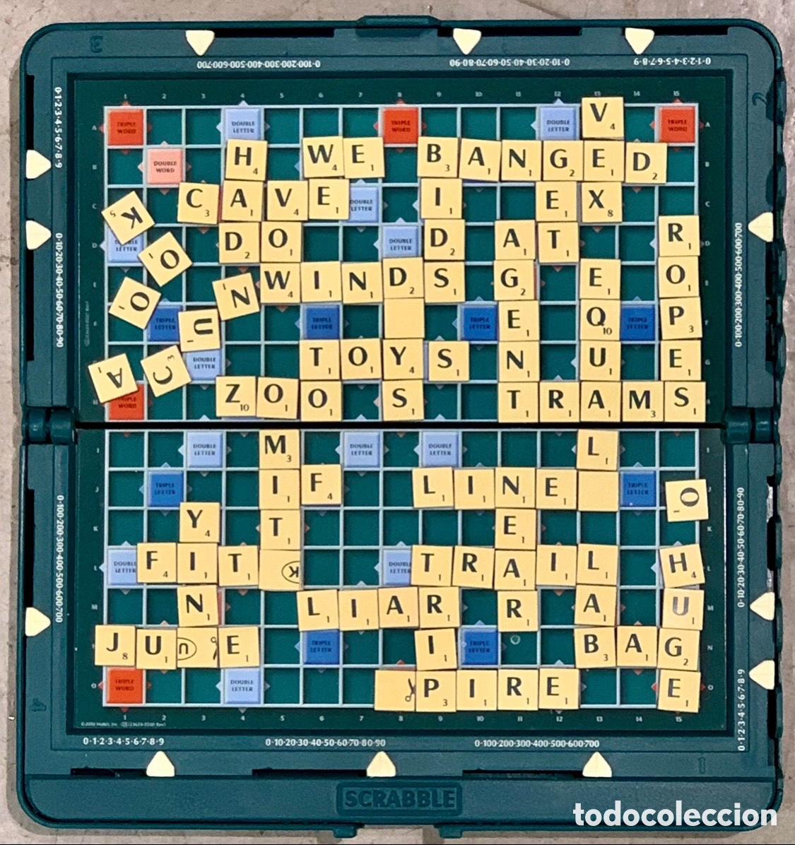 Juegos de mesa: Juego. SCRABBLE Magn&eacute;tico. De bolsillo. A&ntilde;os 80.