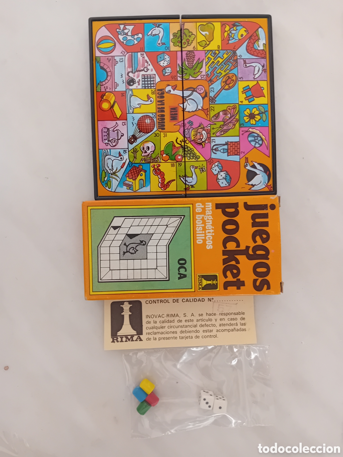 Juegos de mesa: JUEGO MAGN&Eacute;TICO DE BOLSILLO DE LA OCA RIMA REF 2601 EDICI&Oacute;N VIAJE