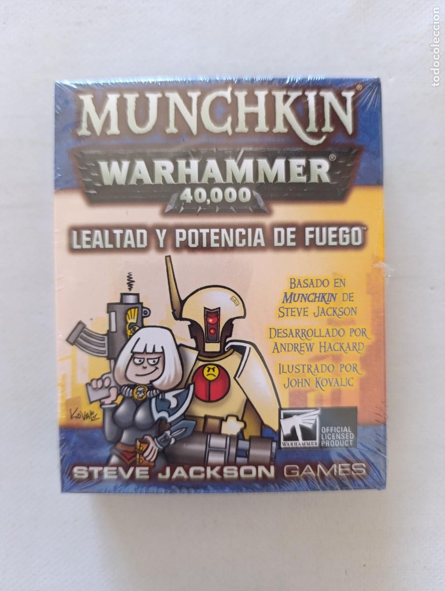 Juegos de mesa: MUNCHKIN WARHAMMER 40.000 - LEALTAD Y POTENCIA DE FUEGO - EXPANSION - CASTELLANO - NUEVO (334A#w)