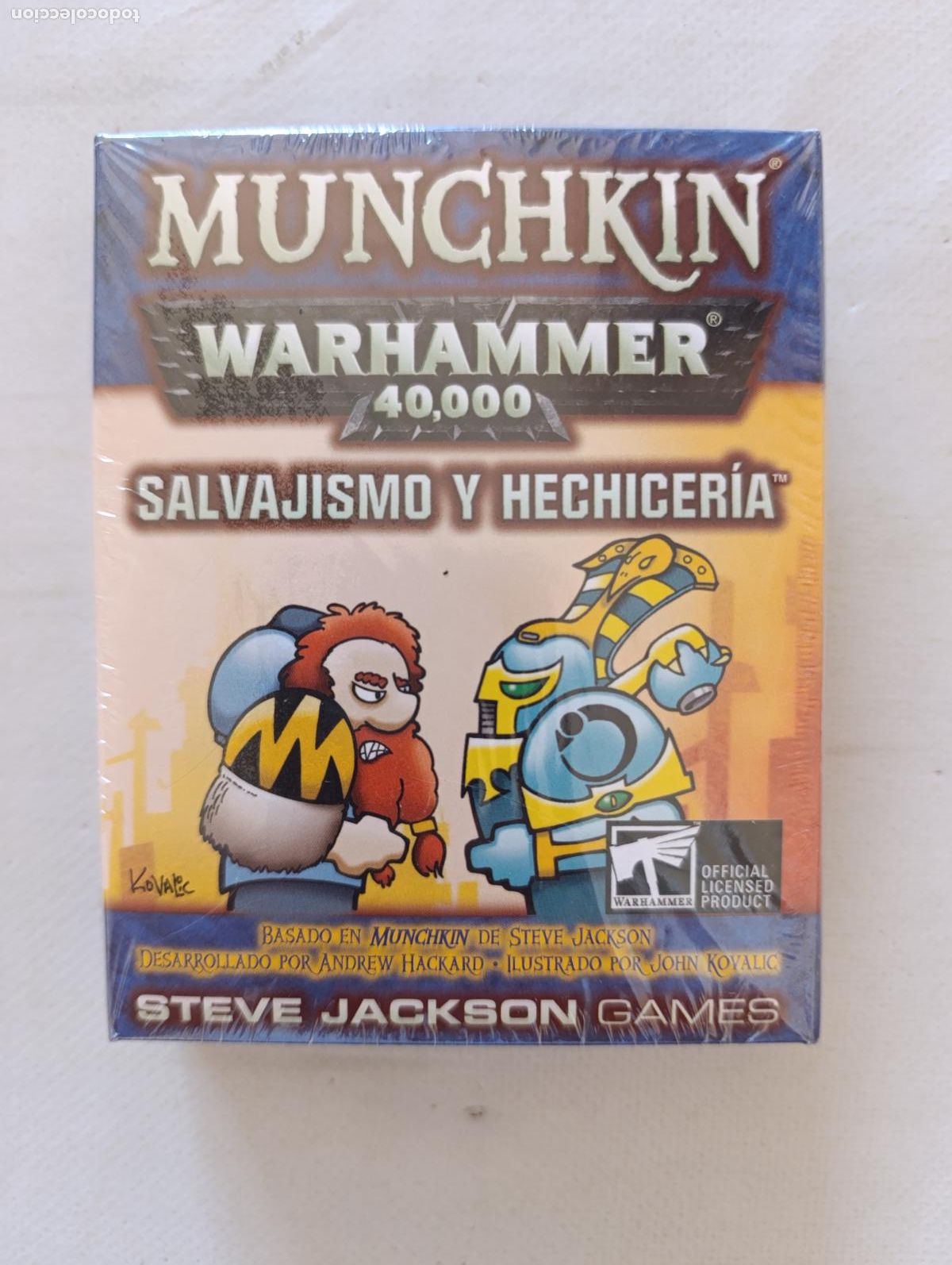 Juegos de mesa: MUNCHKIN WARHAMMER 40.000 - SALVAJISMO Y HECHICERIA - EXPANSION - CASTELLANO - NUEVO (334C#w)