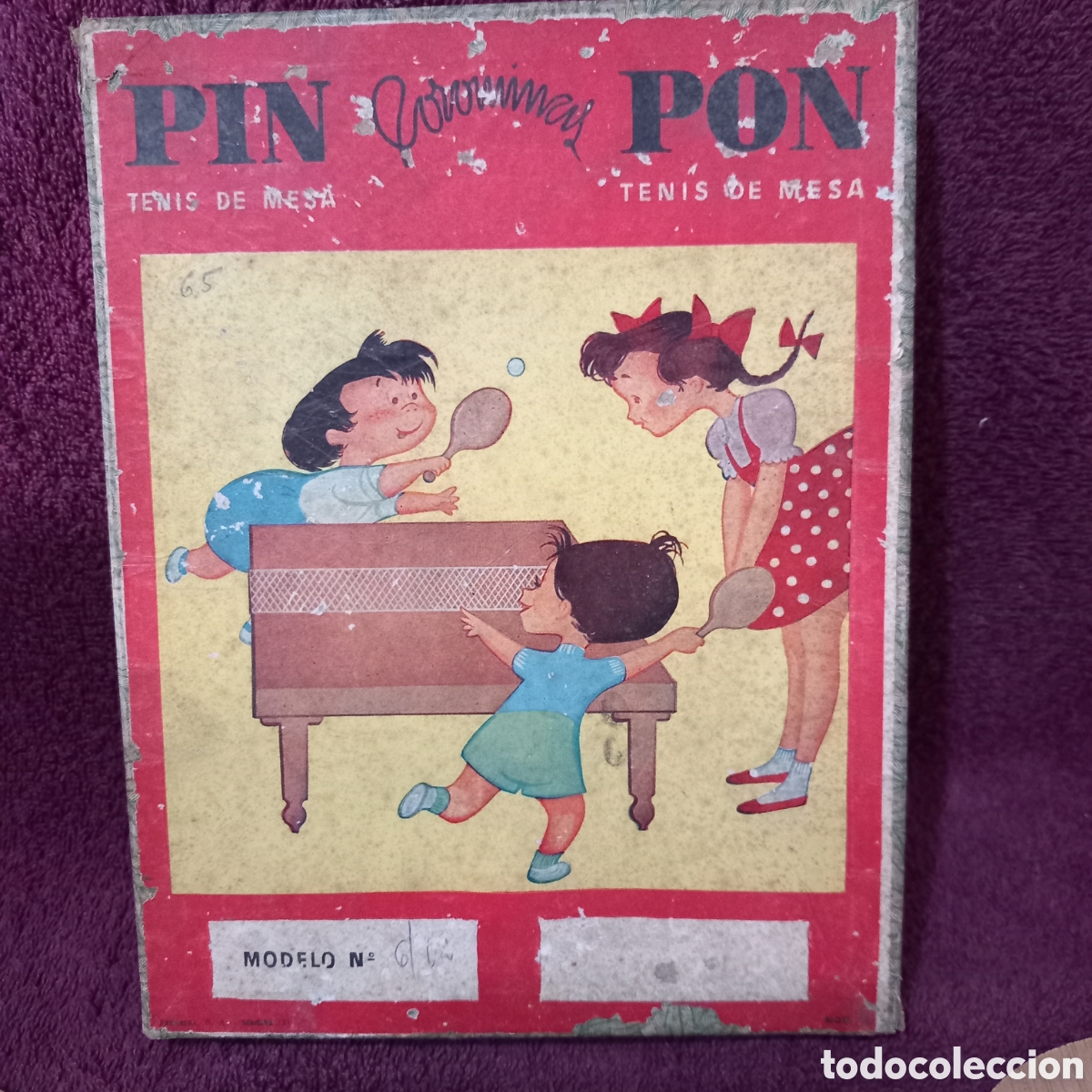 Brettspiele: ANTIGUO PIN PON COROMINAS(caja original)