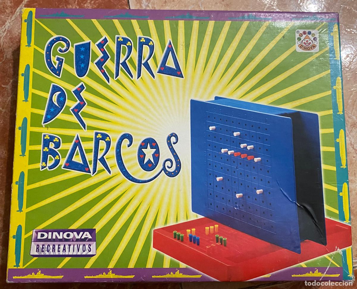 Juegos de mesa: 'Guerra de Barcos'. Juego de mesa cl&aacute;sico. Juegos Dinova. A&ntilde;os 90. Fabricado en Espa&ntilde;a. Buen estado.