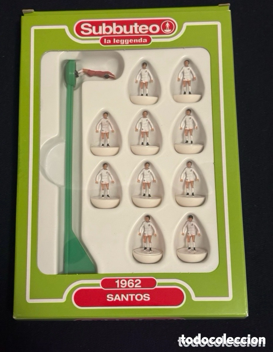 Juegos de mesa: F&uacute;tbol, Subbuteo La Leggenda, Hasbro, Santos (A26)