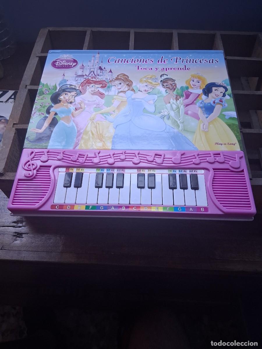 Juegos de mesa: Juguete juego piano y libro cuento Canciones de princesas Disney