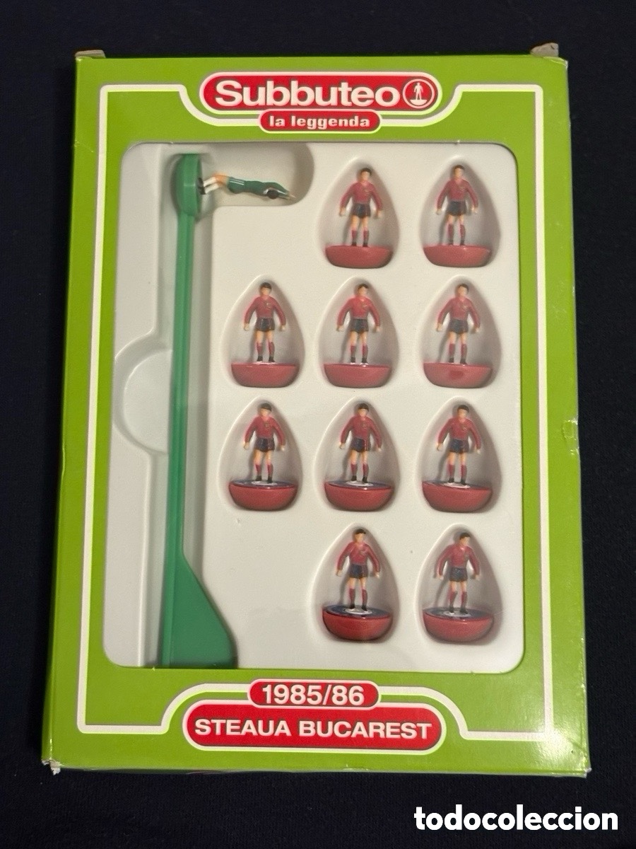 Brettspiele: F&uacute;tbol, Subbuteo La Leggenda, Hasbro, Steaua Bucarest (A26)