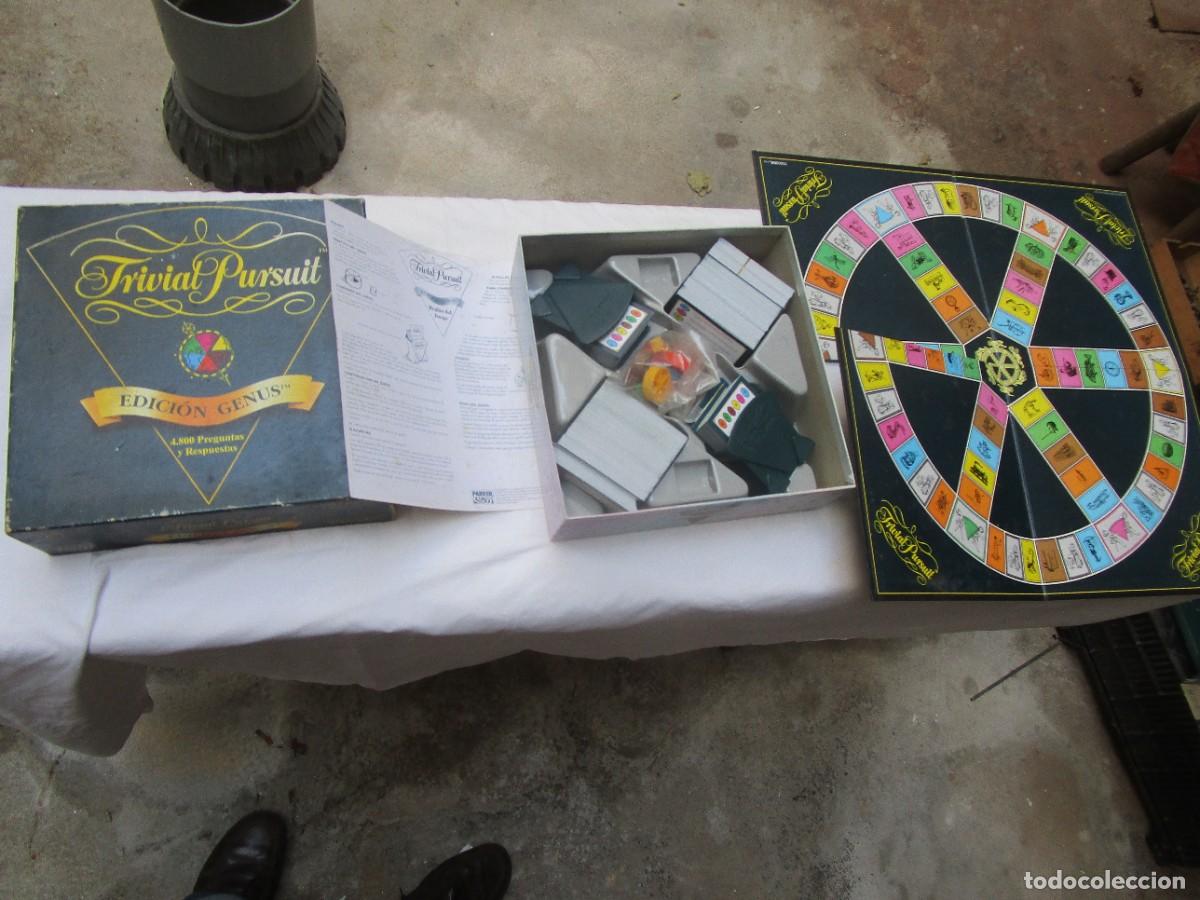 Juegos de mesa: TRIVIAL PURSUIT GENUS 1995 - 4800 PREGUNTAS Y RESPUESTAS - SIN SE&Ntilde;ALES DE USO CAJA 27X27X9CM 1,9KG.