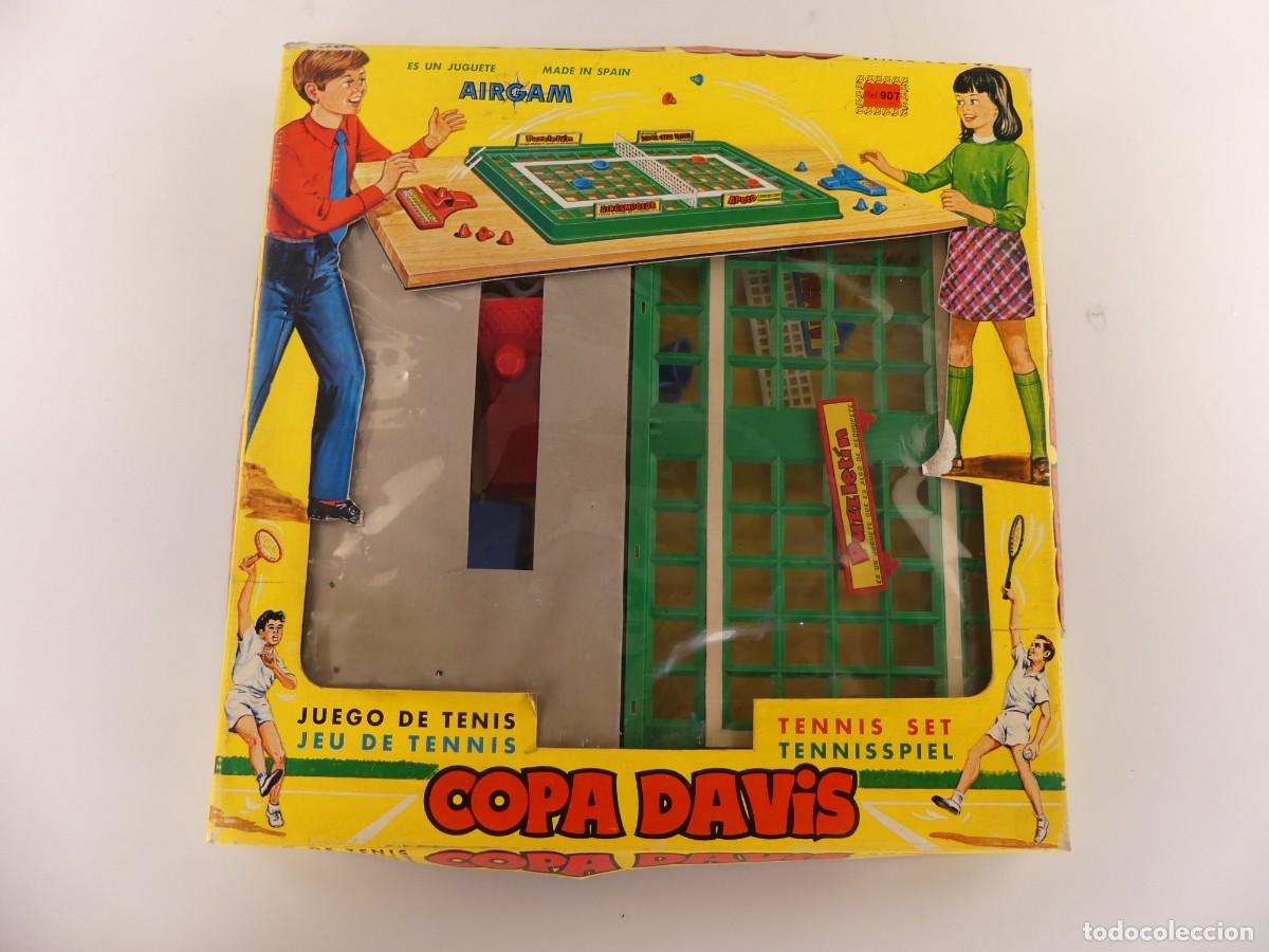 Jeux de table: Juego de copa Davis, de Airgam. A&ntilde;os 70.