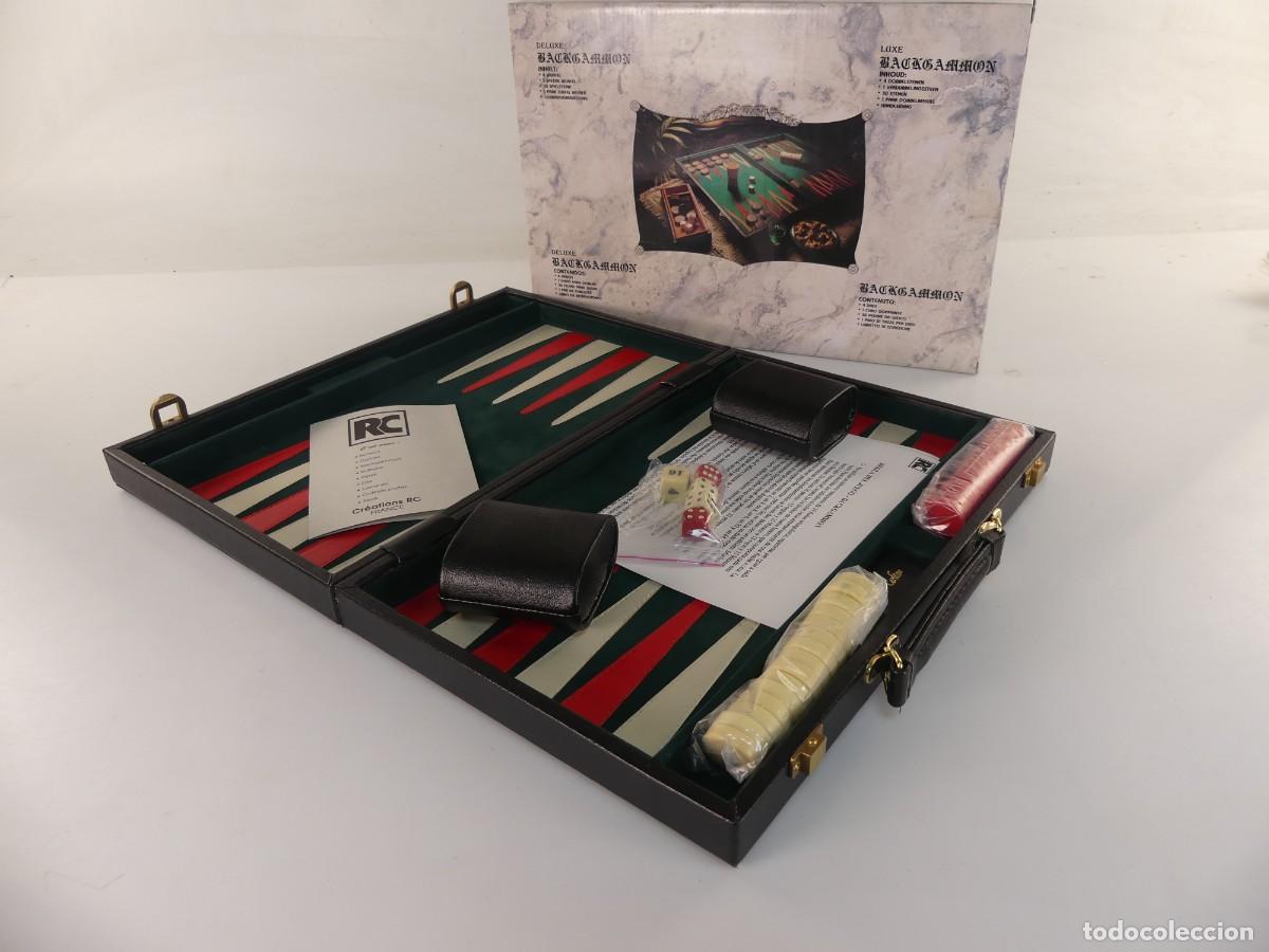 Brettspiele: JUEGO BACKGAMMON NUEVO SIN ESTRENAR