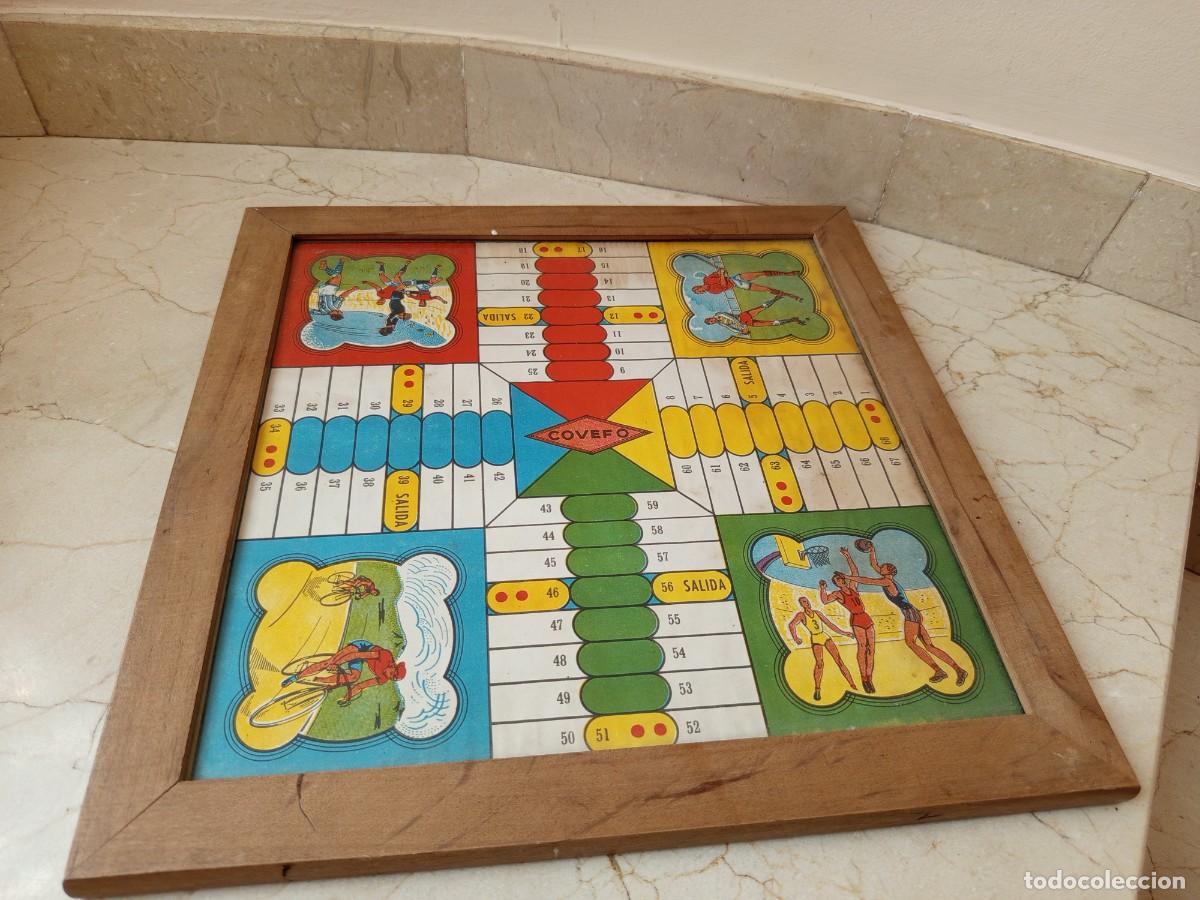 Jogos de mesa: Antiguo parchis y oca Covefo. A&ntilde;os 50. Valencia # futbol baloncesto hockey ciclismo
