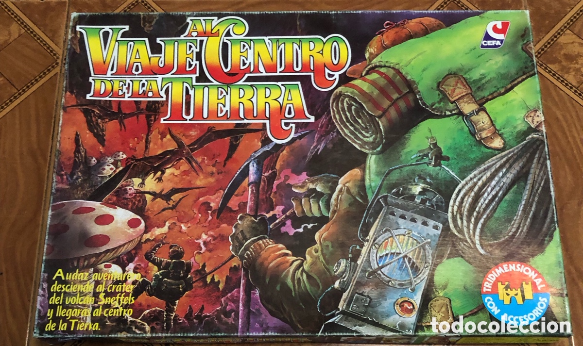 Juegos de mesa: Viaje al centro de la tierra / juego de mesa a&ntilde;os 80