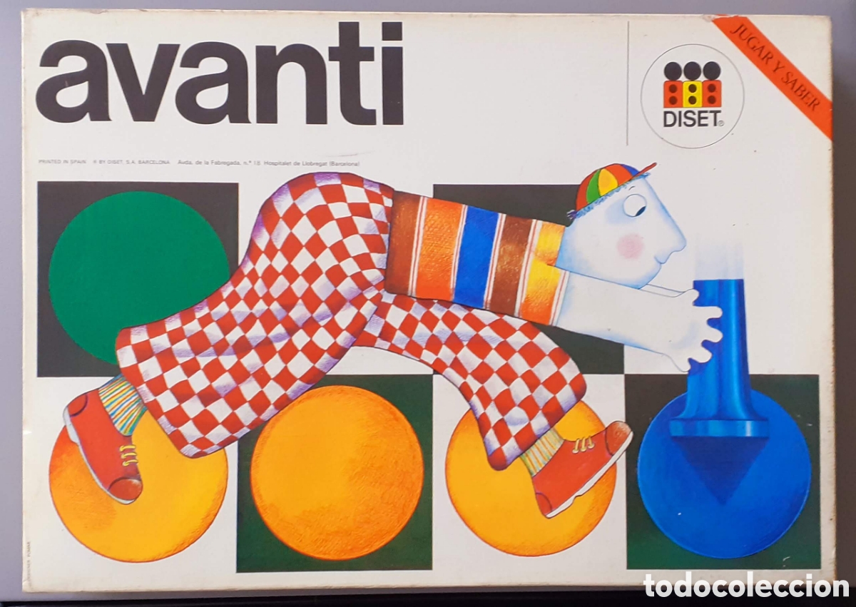 Board Games: ANTIGUO JUEGO de mesa AVANTI a&ntilde;os 70 EN IMPECABLE ESTADO: PRECINTADO/SIN ABRIR.