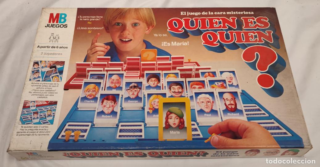 Juegos de mesa: QUIEN ES QUIEN ? JUEGO VINTAGE DE MB 1986