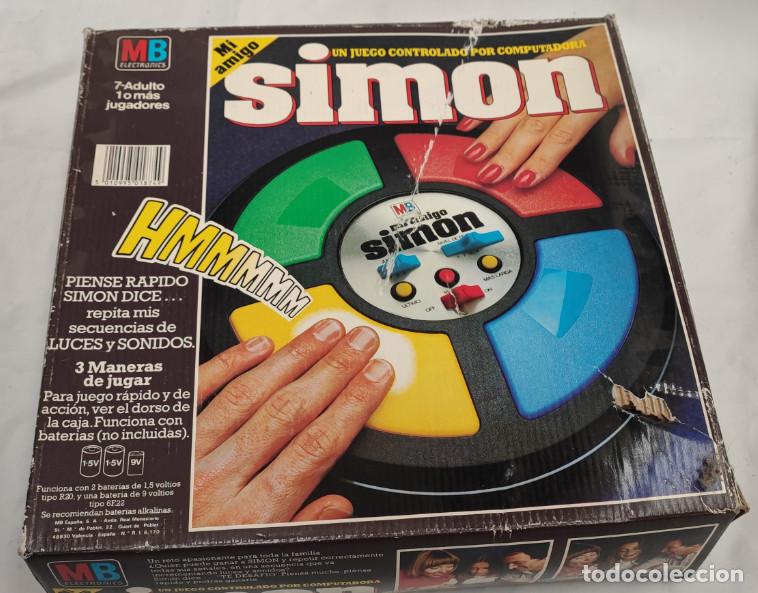 Juegos de mesa: MI AMIGO SIMON, JUEGO VINTAGE, A&Ntilde;O 1981