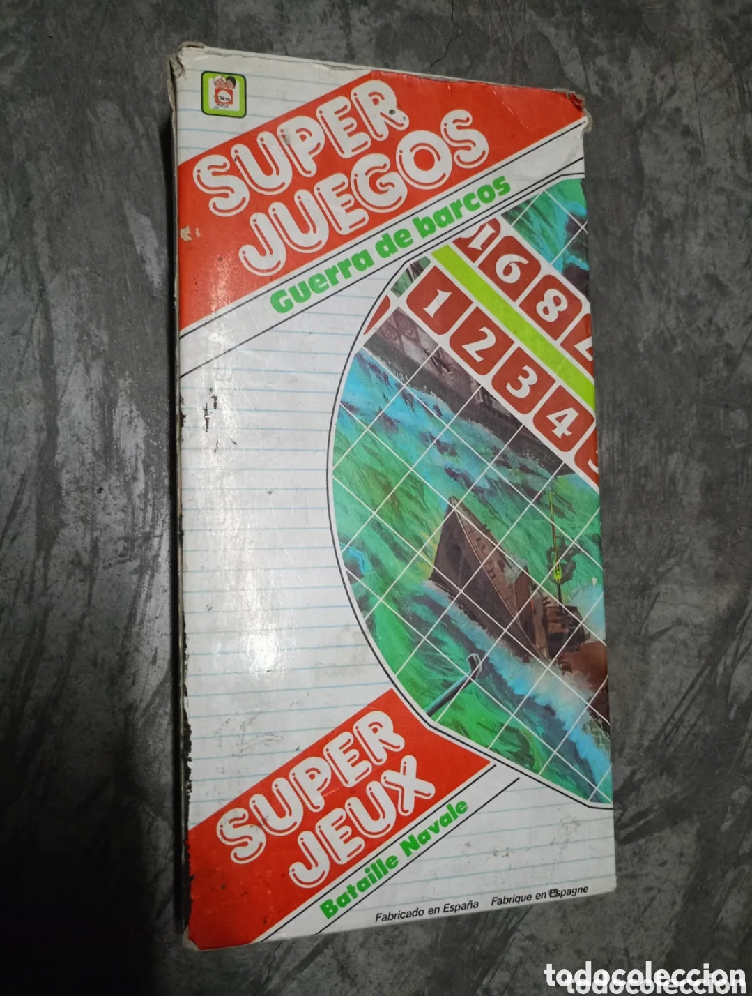 Juegos de mesa: Super Juegos - Guerra de barcos / Bataille Navale.Fabricado en Espa&ntilde;a.