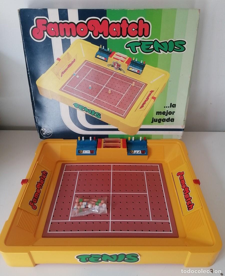 Juegos de mesa: juego antiguo de tenis Famosa : famomatch