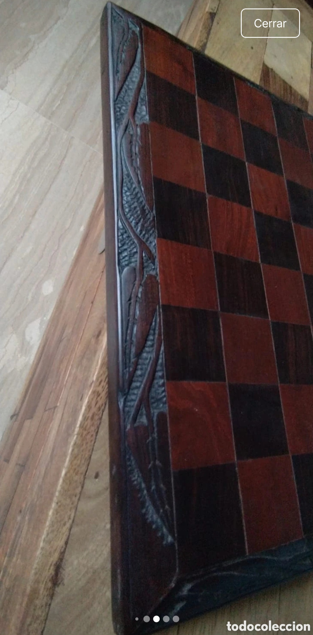 Juegos de mesa: Ajedrez de madera artesanal - Foto 4