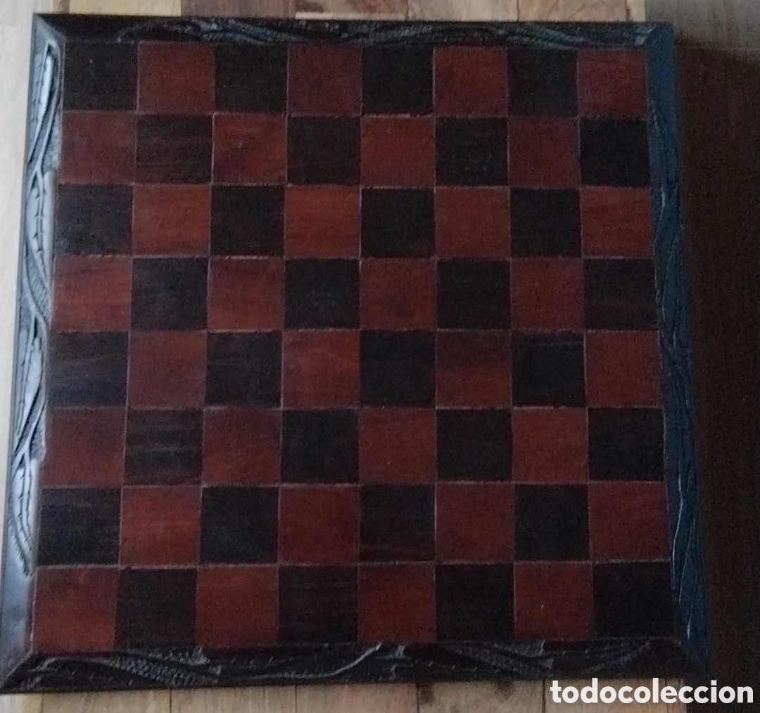 Juegos de mesa: Ajedrez de madera artesanal - Foto 6