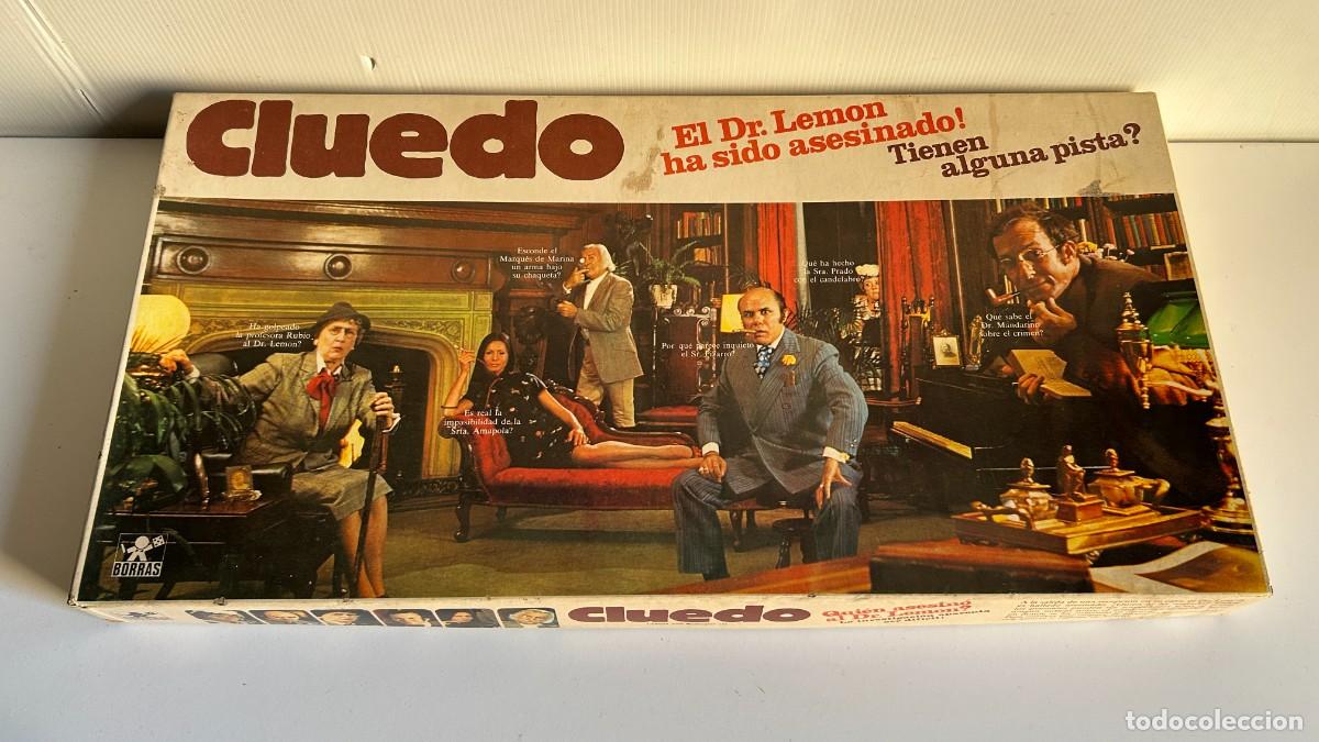 Juegos de mesa: CLUEDO de Borras 1974 COMPLETO Ref 7500
