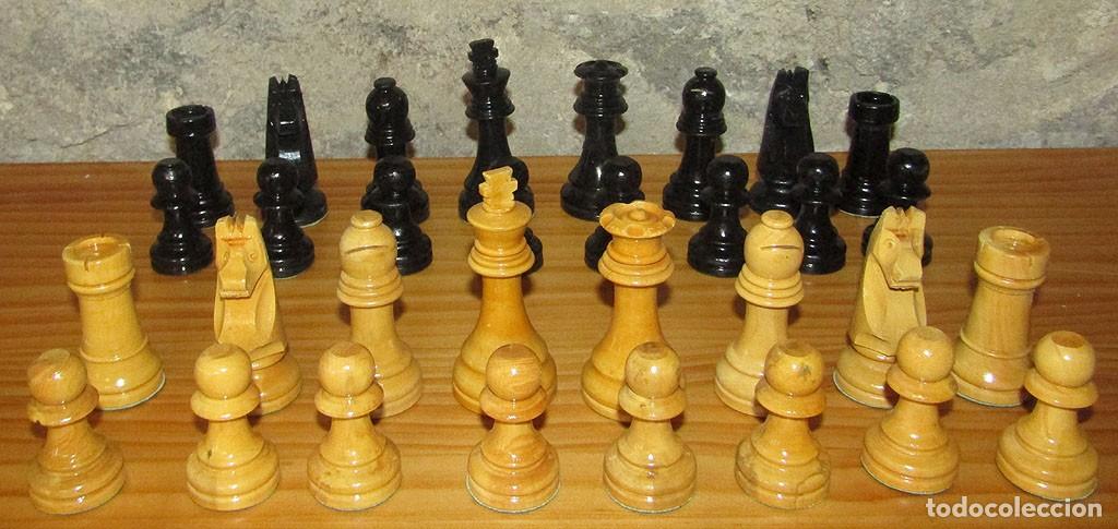 Juegos de mesa: JUEGO DE PIEZAS DE AJEDREZ - STAUWTON 6 - MADERA - JUEGO COMPLETO - STAWTON STAUTON