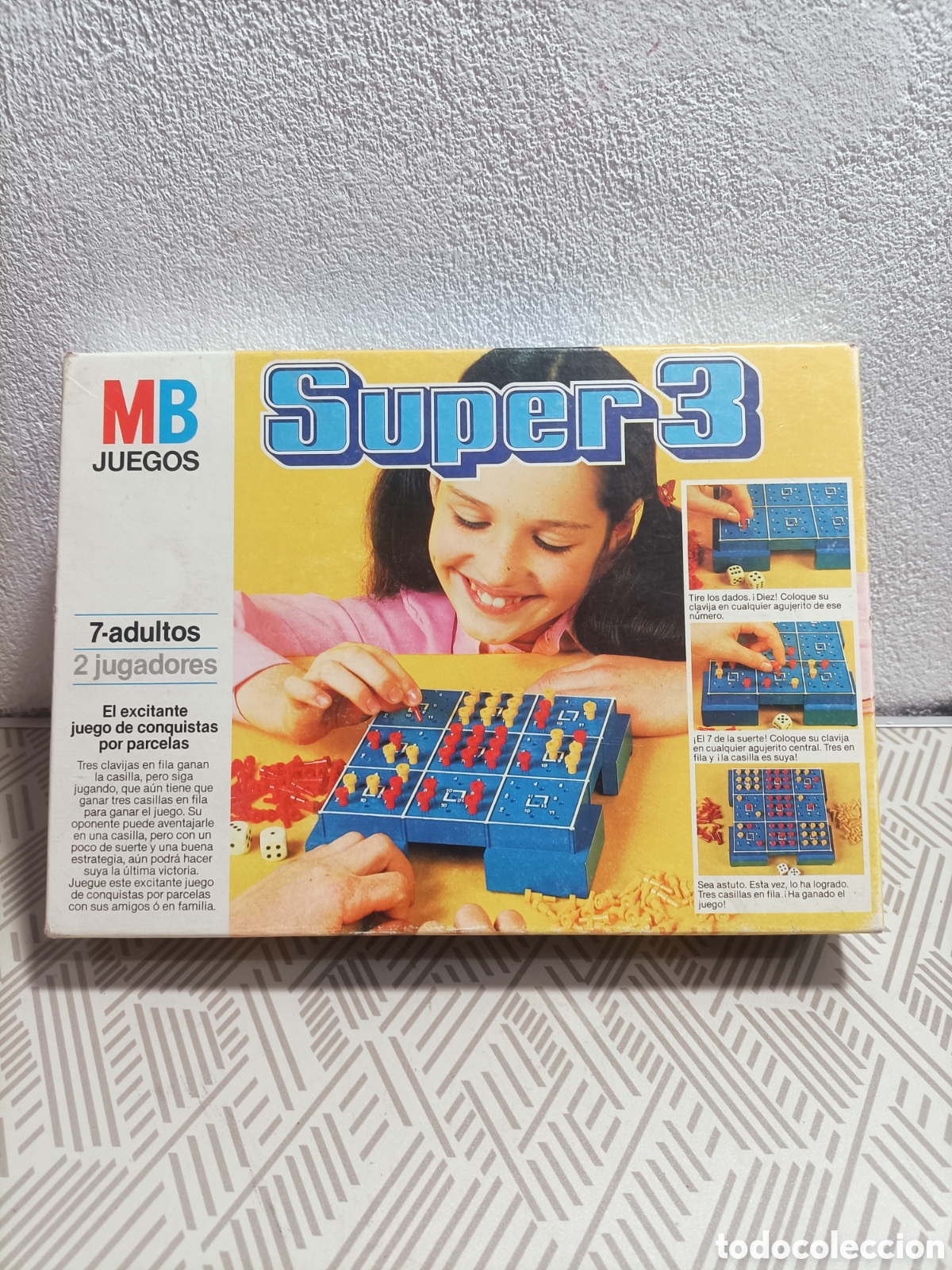Juegos de mesa: Juego de mesa de MB.Super 3 a&ntilde;os 1985