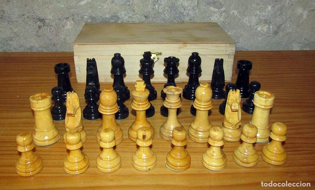 Juegos de mesa: JUEGO DE PIEZAS DE AJEDREZ - STAUWTON 5 - MADERA - JUEGO COMPLETO - STAWTON STAUTON