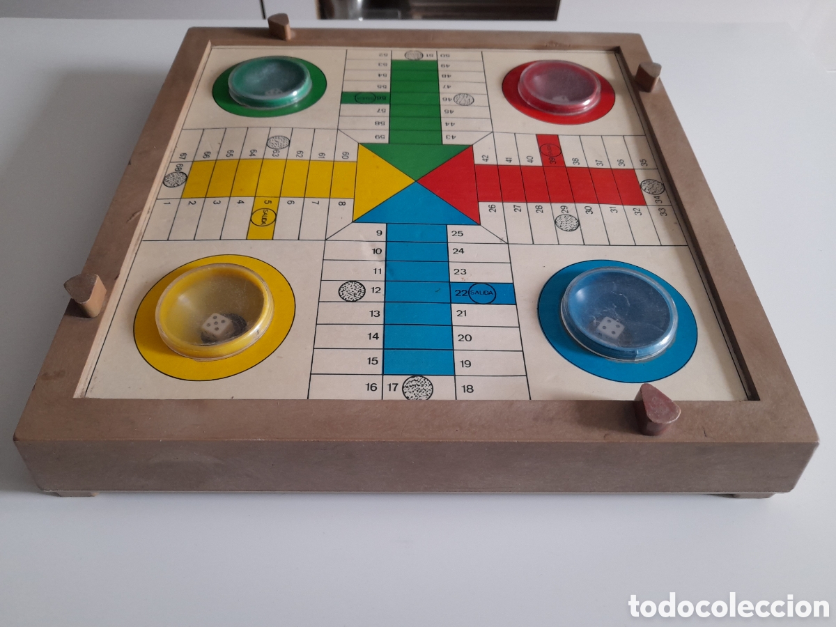 Juegos de mesa: ANTIGUO PARCHIS. FUNCIONAN TODOS LOS DADOS. - Foto 2