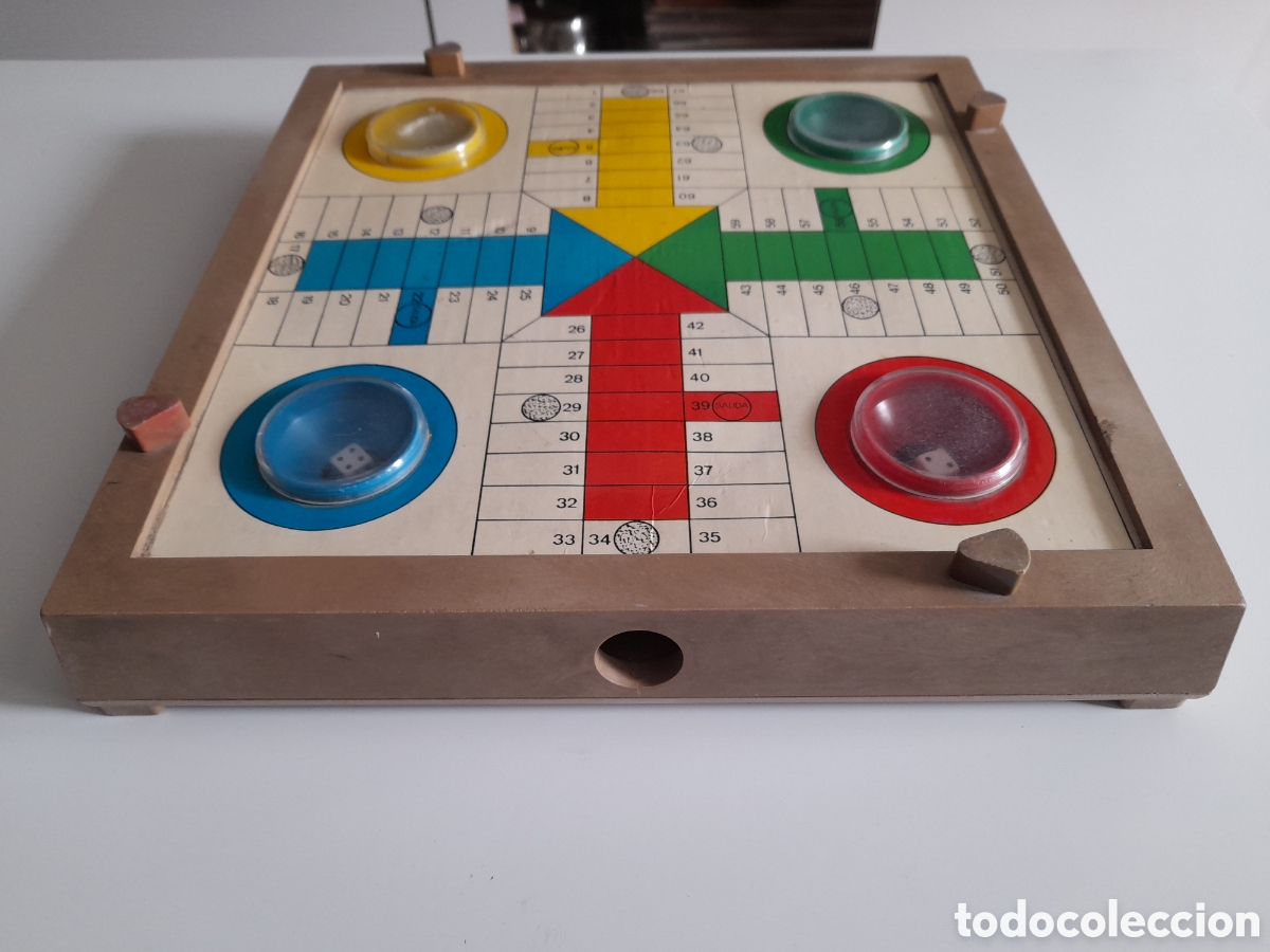 Juegos de mesa: ANTIGUO PARCHIS. FUNCIONAN TODOS LOS DADOS. - Foto 3