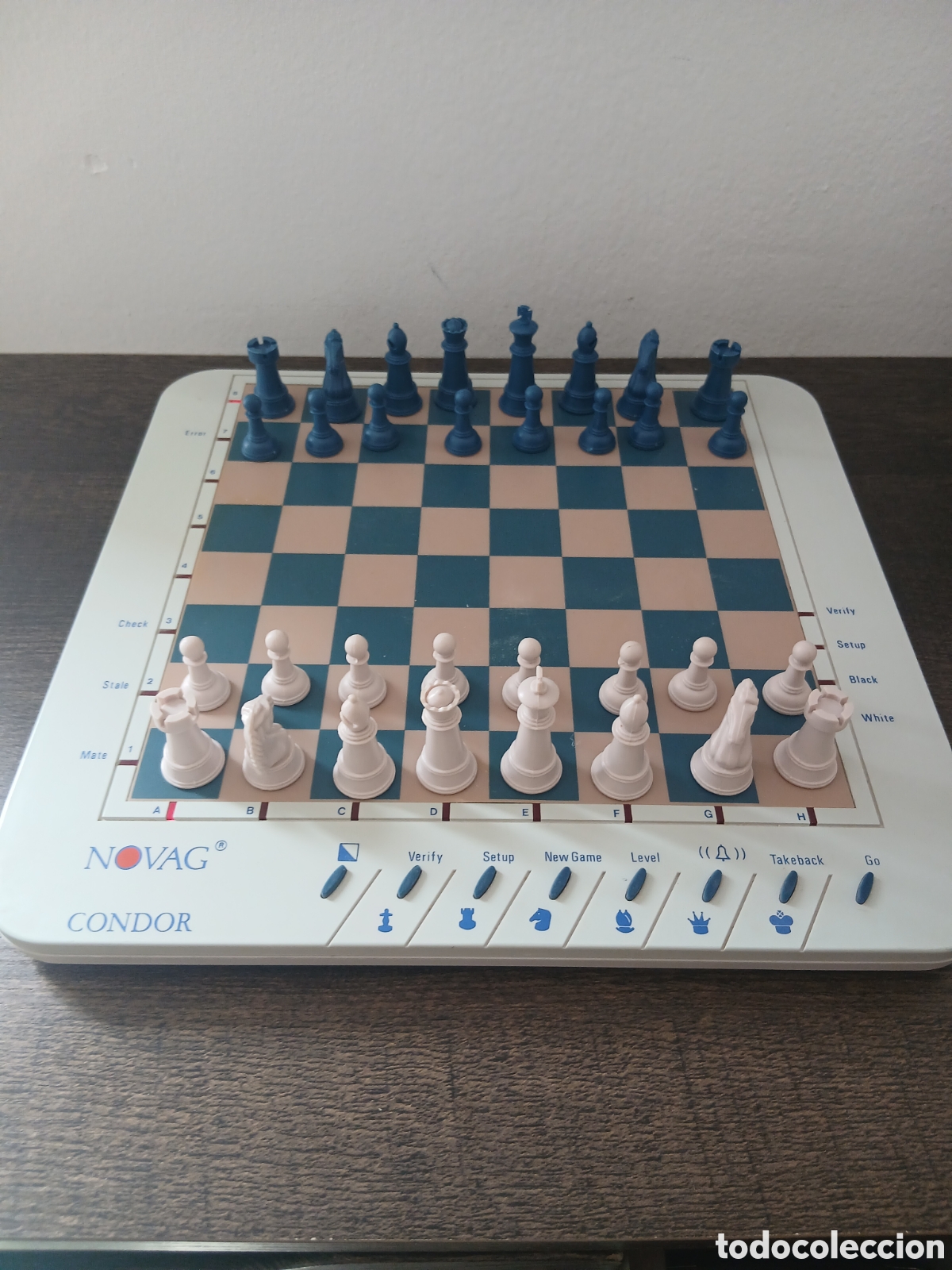 Juegos de mesa: Antigua ajedrez electr&oacute;nico 1990 vintage