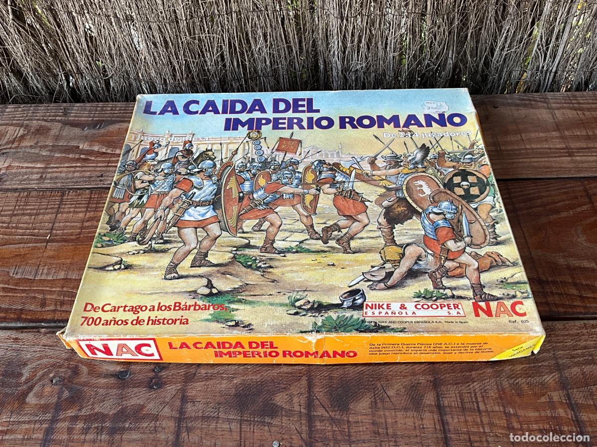 Juegos de mesa: JUEGO DE MESA - JUEGO DE MESA NAC. LA CAIDA DEL IMPERIO ROMANO.- a&ntilde;o 1985 - MIRAR FOTOS